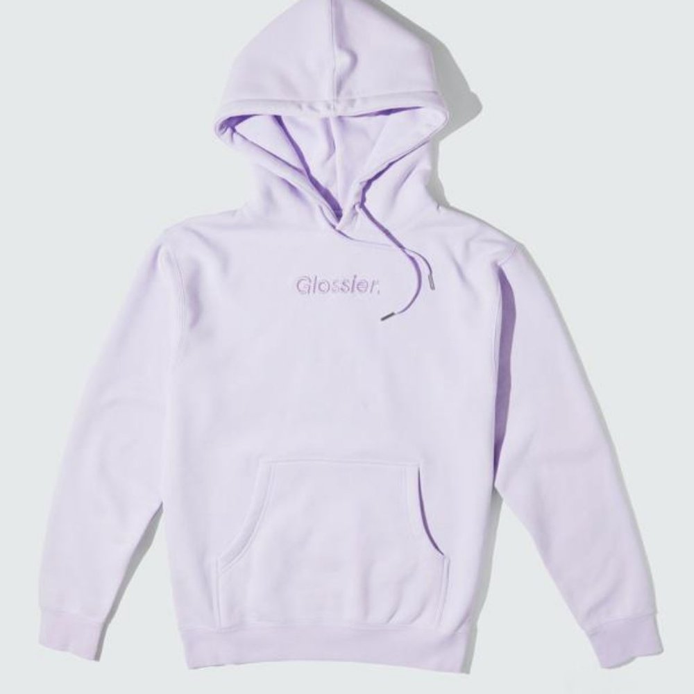 NWOT Glossier Lavendar Limited Edition Hoodie